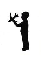 Little Boy Silhouette drawing