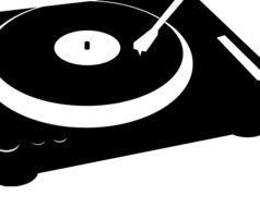 Turntable Clip Art drawing