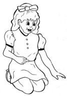 drawing Black And White Girl