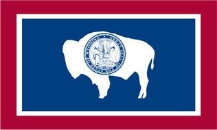 Wyoming State Flag drawing