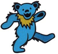 blue cartoon Dancing Bear