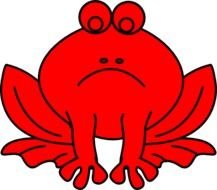 Red Frog Clip Art N2