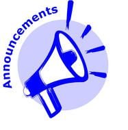 Announcements as the inscription in the picture