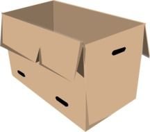 Open Box Clip Art N17