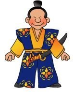 Japanese Samurai Clip Art N6