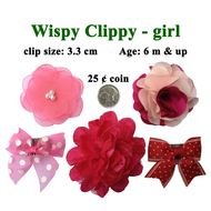 Girls Hair clips with Sizes