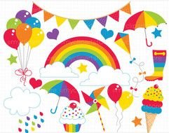 Fun Rainbow Clip Art