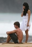 Vanessa Hudgens And Zac Efron, celebrities on beach