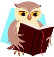 Owl Reading Book