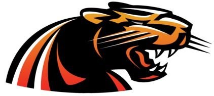 Clipart of High School Panthers Logo