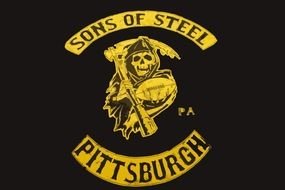 Pittsburgh Steelers face Logo drawing