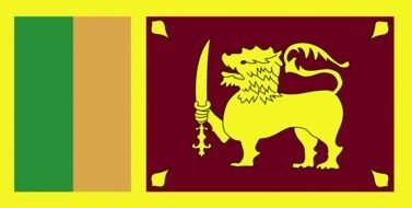 Sri Lanka Flag drawing