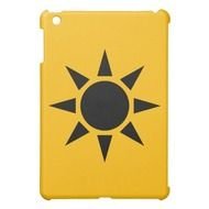 Black And Gold Sun Clip Art IPad Mini Cases