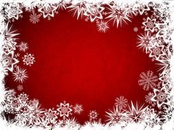 Free Christmas Background red and white