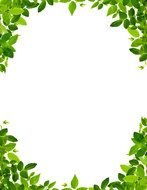 Free Leaf Border Clip Art drawing