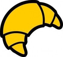 Croissant Clip Art N19