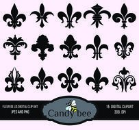 Fleur De Lis Clip Art N13