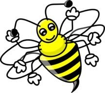 Honey Bee Clip Art N44