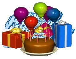 Happy Birthday Images Balloons And Gifts