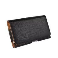 New Black Waist Hanged Belt Clip Leather Elegant Style Luxury