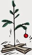 Clip art of Charlie Brown Christmas Tree