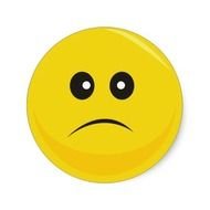 Cute Sad Smiley Face