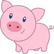 Cute Pig Clip Art N10