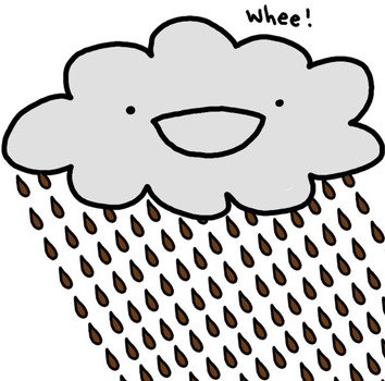 Cartoon Rain Cloud N4