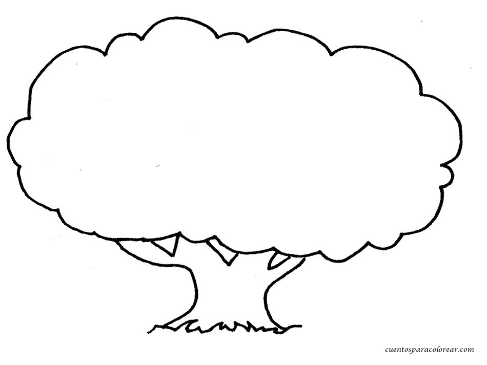 Dibujos Para Colorear Y Pintar De Arboles