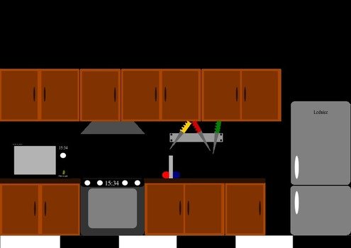 graphic kitchen