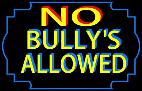 No Bullying Sign Clip Art N5