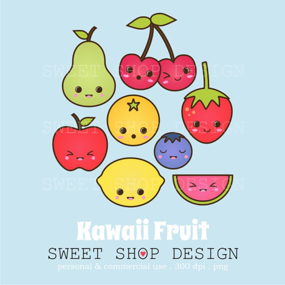 Printable Fruit Clip Art N2