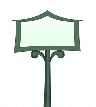 Cartoon Street Sign