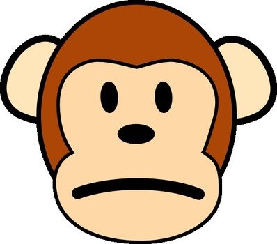 Cartoon Monkey Clip Art N41