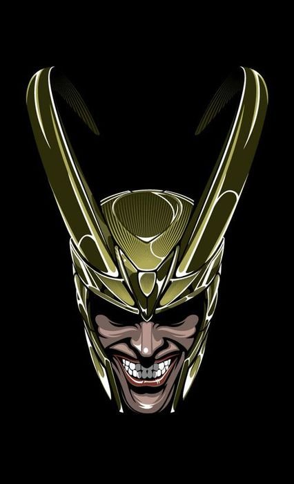 Colorful Marvel's Loki clipart