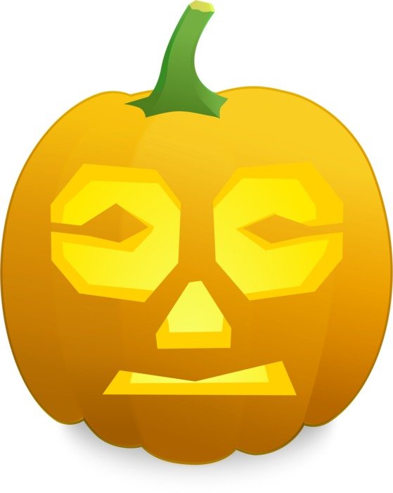 Jackass Lantern Clip Art drawing