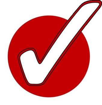 Red Check Mark Clip Art N4