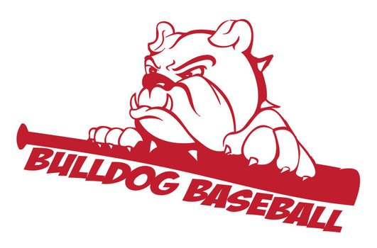 Bulldog Baseball Shirt Design