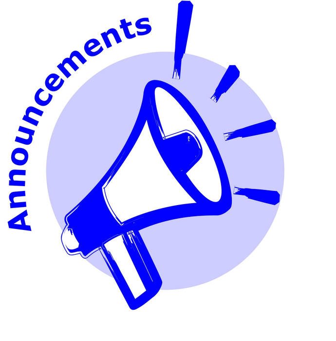 Announcements as the inscription in the picture
