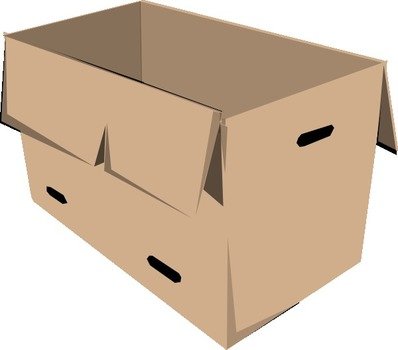 Open Box Clip Art N17