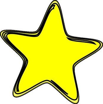 Yellow Star Clip Art N23