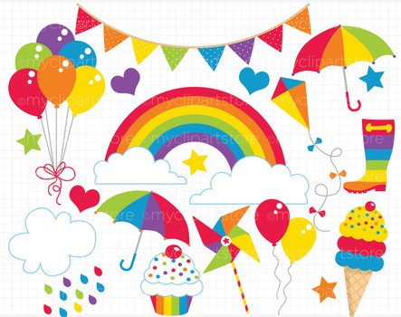 Fun Rainbow Clip Art