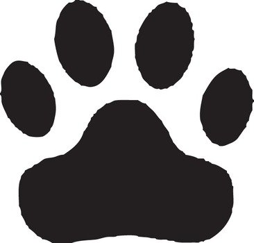 Bear Paw Print Clip Art N4