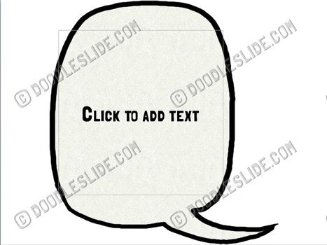Superhero Speech Bubble Template