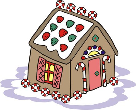 Gingerbread House Clip Art N33