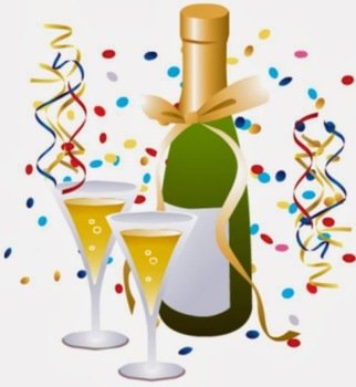 New Years Eve Champagne Clip Art