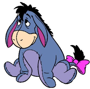 Winnie The Pooh Characters Eeyore free image download