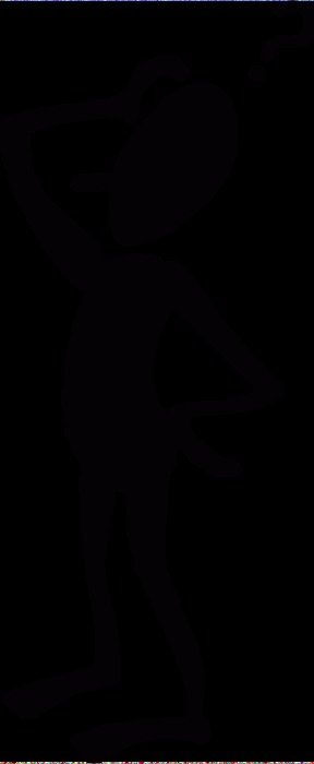 black rectangle as a drawing