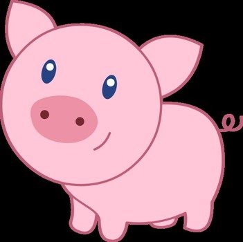 Cute Pig Clip Art N10