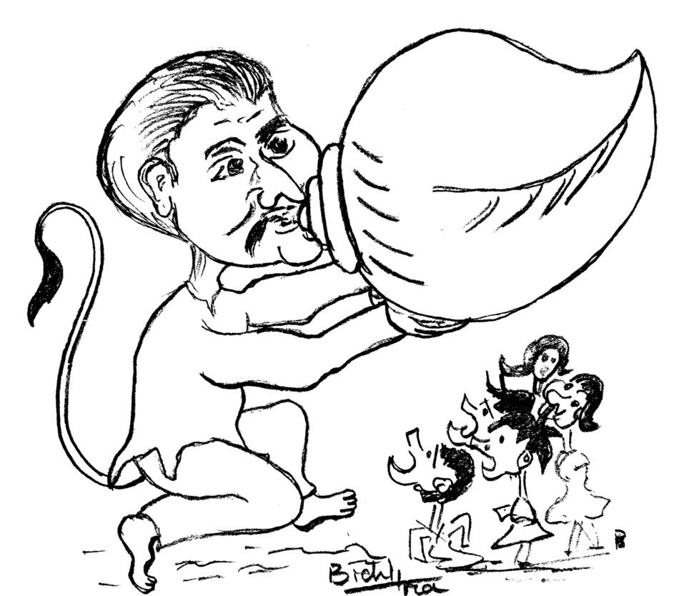 Clip art of Line Leader